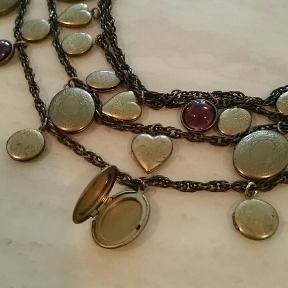 ANTIQUE LOCKET NECKLACE - Picture 4 of 8